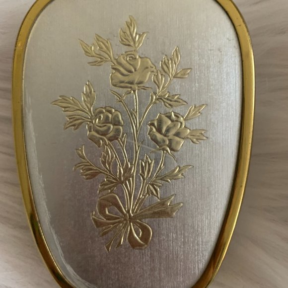 vintage gold hair brush - Picture 9 of 12